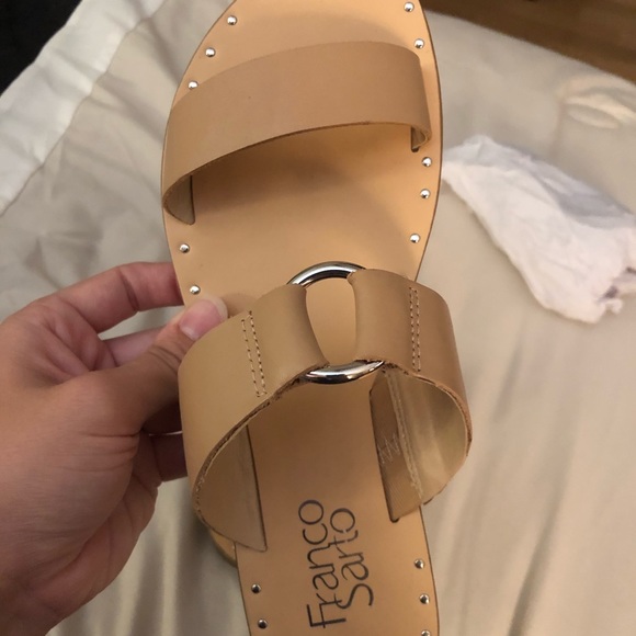 Franco Sarto Slide Sandals, Size 7 - Picture 2 of 4